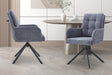 Chaise Granada Pivotant Tissu Davis Bliss 75-73 Gris foncé