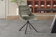 Chaise Dante Tissu Vert