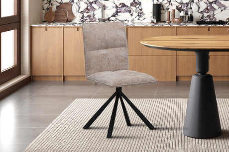 Chaise Jack Pivotant Tissu Sable - vue 2