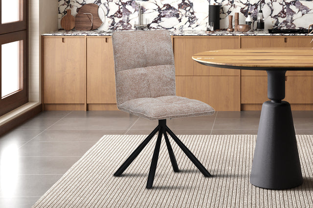 Chaise Jack Pivotant Tissu Sable - vue 2
