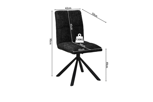 Chaise Jack - dimensions