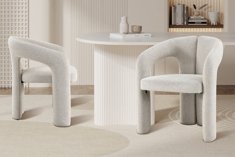 Chaise Beja Tissu Ote Sahara 152 Ecru