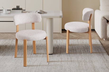 Chaise Julia Naturel Tissu Fabb Leo 23