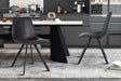 Chaise Emma PU Noir