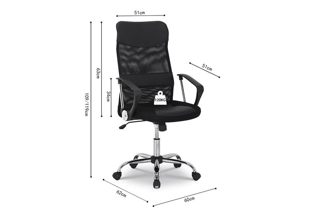 Chaise de bureau Max - dimensions