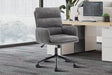 Chaise de bureau Aimé Tissu Fabb Raven 13 Gris foncé