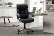 Chaise de bureau Dali PU Noir