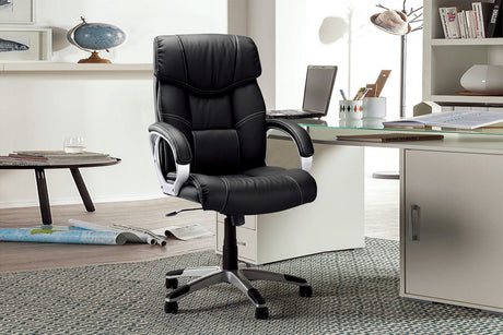 Chaise de bureau Dali PU Noir