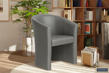 Fauteuil Charlie PU Taupe