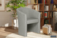 Fauteuil Charlie Vintage PU Gris clair