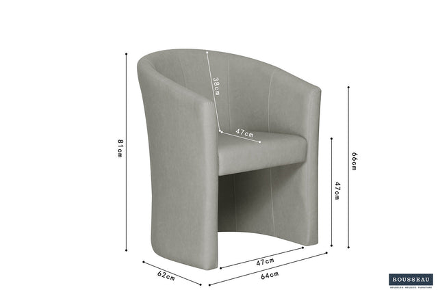 Fauteuil Charlie - dimensions