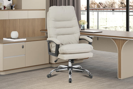 Chaise de bureau Daniel Beige PU