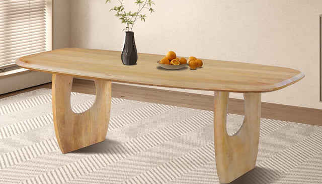 Tafel 'Braga' Ovale Danoise Bois de manguier Amande - 51620_2