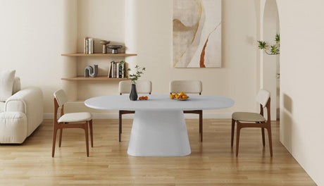 Table 'Tavira' 220 cm Ovale Ciment Ecru - 52000_3