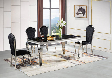 Table à manger Baroque chrome - TB74