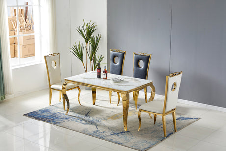 Table à manger Baroque chrome - TB74