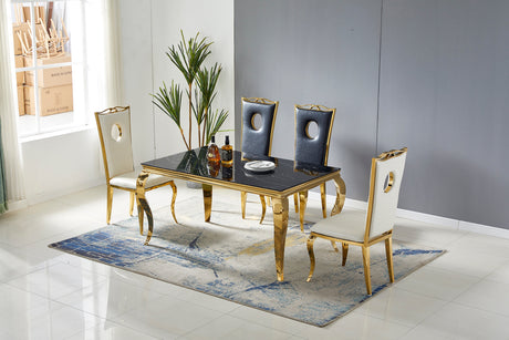 Table à manger Baroque doré - TB74