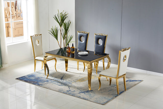 Table à manger Baroque chrome - TB74
