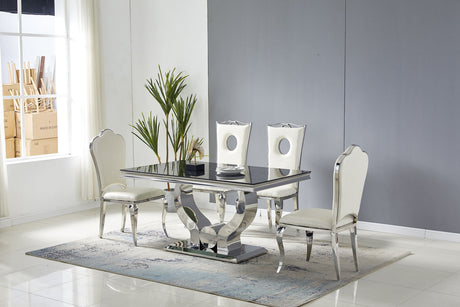 Table à manger Trophée pied doré - TB92