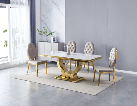 Table à manger Trophée chrome - TB92