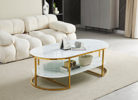 Table basse Leila chrome 130cm - TBA27