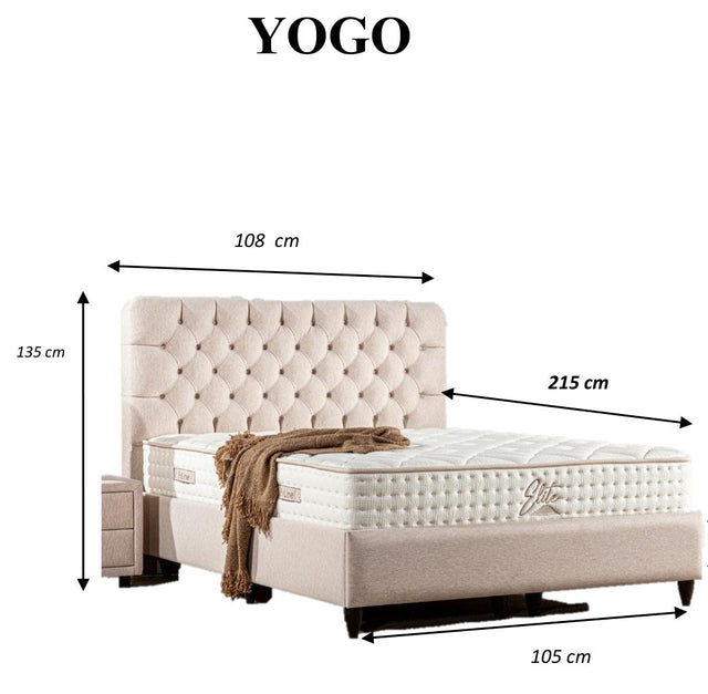 Lit coffre YOGO - Dimensions 100x200