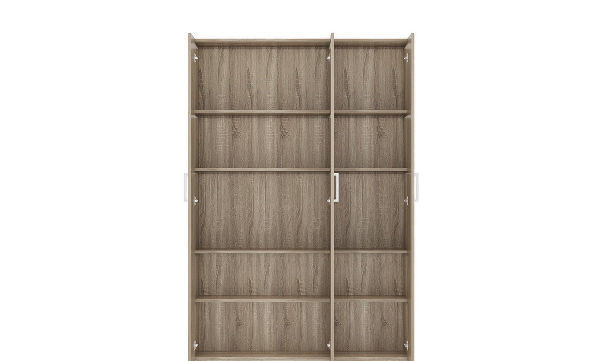 Armoire de rangement Mike – 3 portes – 120 × 180 cm – vue 5