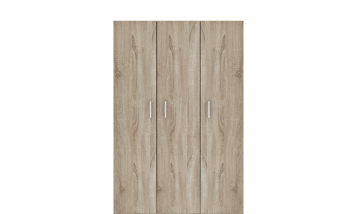 Armoire de rangement Mike – 3 portes – 120 × 180 cm – vue principale