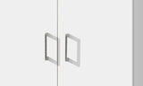 Armoire de rangement Ray – Blanc, 2 portes – 60 × 180 cm – vue 4