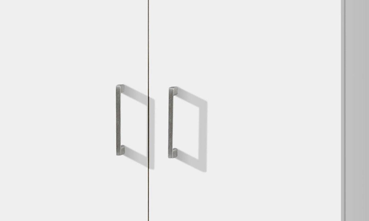 Armoire de rangement Ray – Blanc, 2 portes – 60 × 180 cm – vue 4