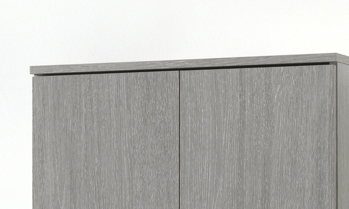 Armoire de rangement Ray – Chêne gris, 2 portes – 60 × 180 cm – vue 3