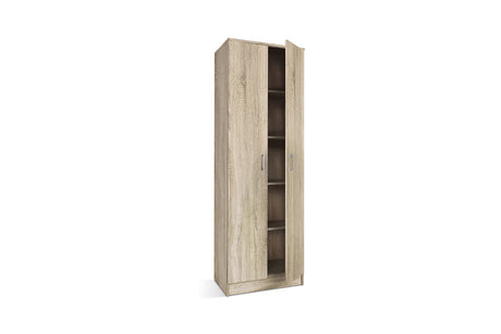 Armoire de rangement Ray – Sonoma, 2 portes – 60 × 180 cm – vue principale