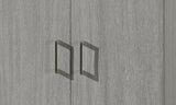Armoire de rangement Ray – Chêne gris, 2 portes – 60 × 180 cm – vue 4
