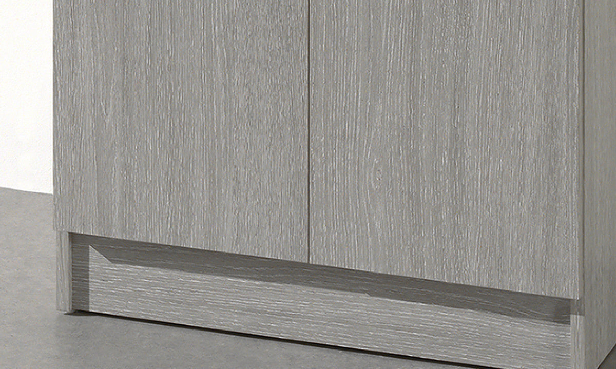 Armoire de rangement Ray – Chêne gris, 2 portes – 60 × 180 cm – vue 5