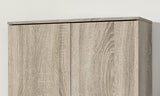 Armoire de rangement Ray – Sonoma, 2 portes – 80 × 180 cm – vue 3