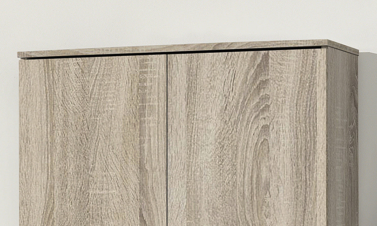 Armoire de rangement Ray – Sonoma, 2 portes – 80 × 180 cm – vue 3