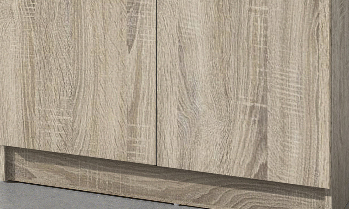 Armoire de rangement Ray – Sonoma, 2 portes – 80 × 180 cm – vue 5