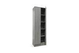 Armoire de rangement Ray – Chêne gris, 2 portes – 60 × 180 cm – vue principale