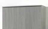 Armoire de rangement Ray – Chêne gris, 2 portes – 80 × 180 cm – vue 3