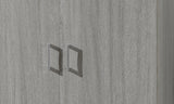 Armoire de rangement Ray – Chêne gris, 2 portes – 80 × 180 cm – vue 4