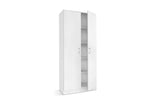 Armoire de rangement Ray – Blanc, 2 portes – 80 × 180 cm – vue principale