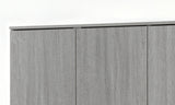 Armoire de rangement Ray – Chêne gris, 3 portes – 120 × 180 cm – vue 3