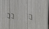 Armoire de rangement Ray – Chêne gris, 3 portes – 120 × 180 cm – vue 4
