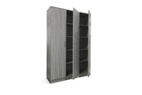 Armoire de rangement Ray – Chêne gris, 3 portes – 120 × 180 cm – vue principale