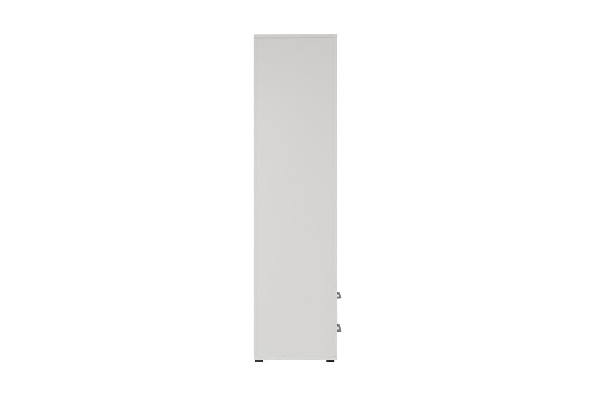 Armoire Marc – Blanc, 2 portes – 80 × 185 cm – vue 5