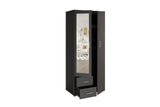 Armoire Marc – Gris foncé, 2 portes – 80 × 185 cm – vue 3