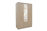 Armoire Marc – Sonoma, 3 portes – 120 × 185 cm – vue 3