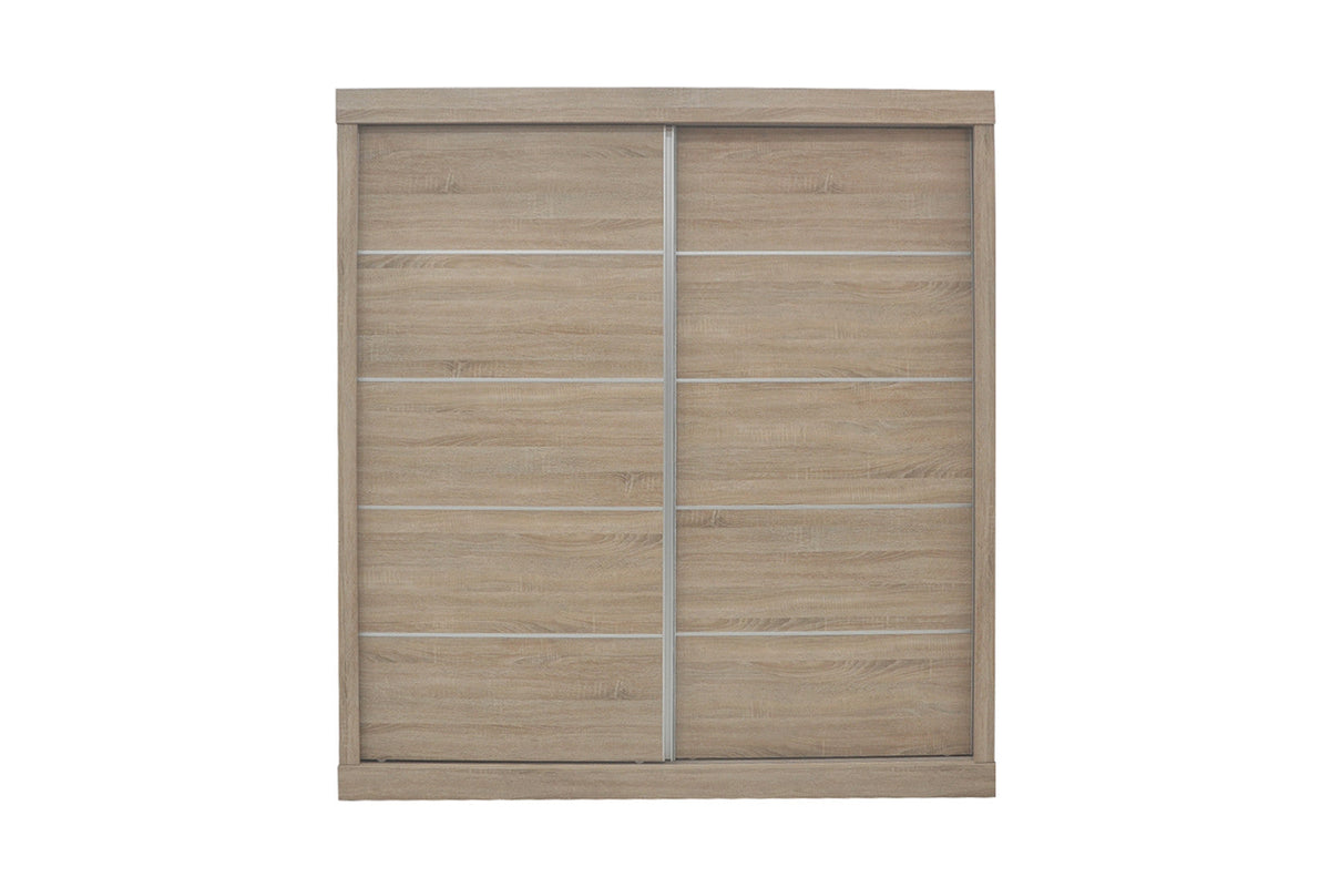 Armoire Mike – 2 portes coulissantes sonoma