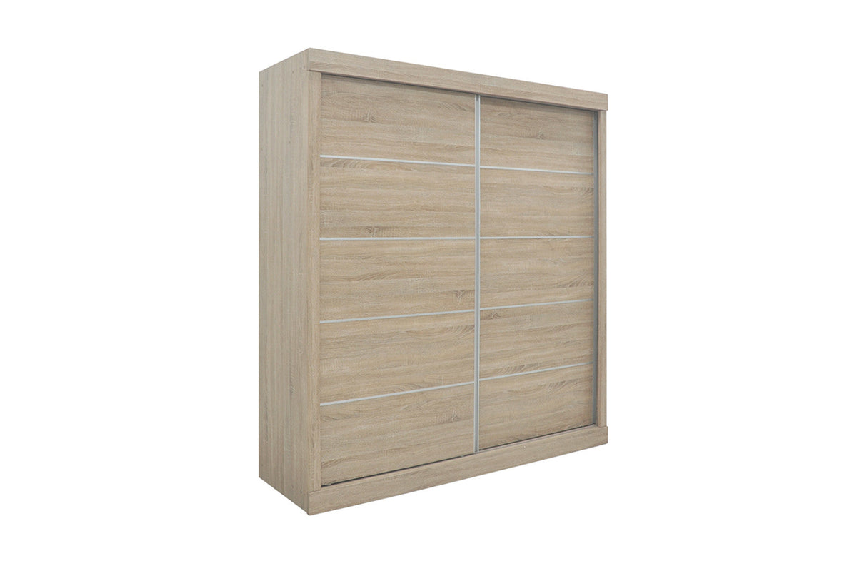 Armoire Mike – 2 portes coulissantes sonoma