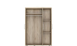 Armoire Mike – Sonoma, 3 portes – 120 × 183 cm – vue 5